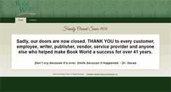 Desktop Screenshot of bookworldstores.com